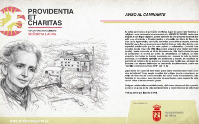 PANELES DE LA EXPOSICIÓN SRTA LAURA : UNA VIDA PARA LOS DEMÁS