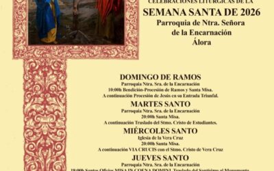 CELEBRACIONES LITÚRGICAS SEMANA SANTA 2026