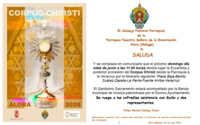 PROCESIÓN CORPUS CHRISTI 2026 ÁLORA